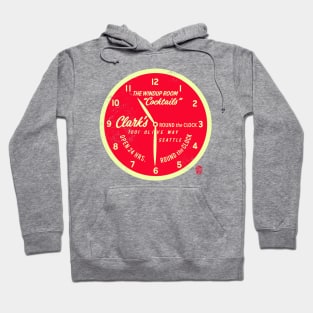 Vintage Clark's Round the Clock Restaurant Seattle Hoodie